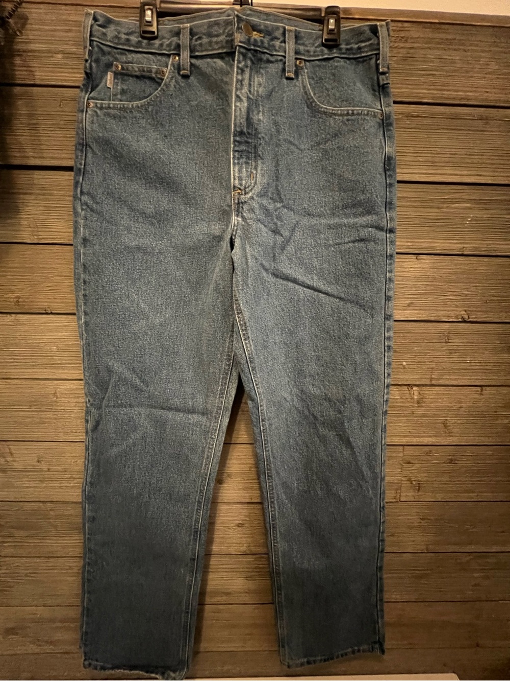 Carhartt Men's Straight-Leg Denim Jeans - Medium Blue Wash